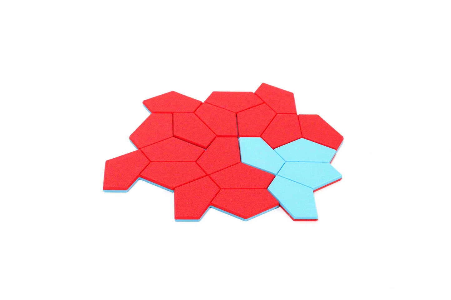 Bulk Einstein "Hat" Polykite Aperiodic 24-Tile Puzzles
