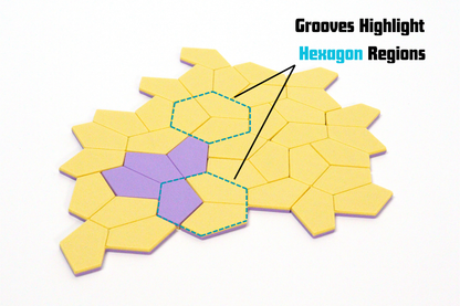 Einstein "Hat" Polykite Aperiodic 24-Tile Puzzle Set