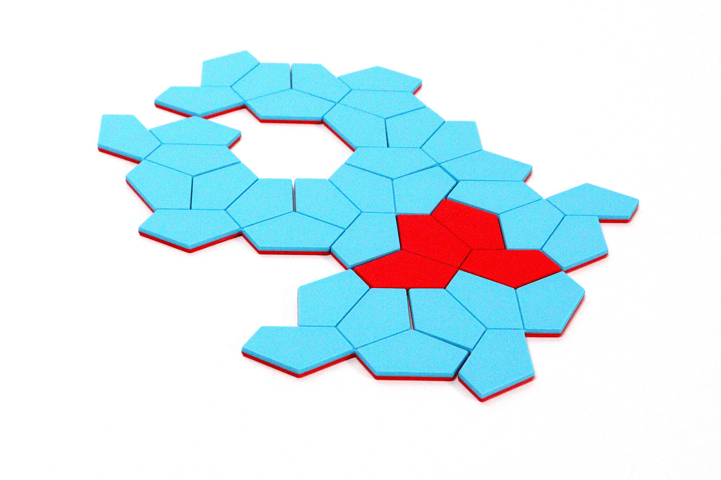 Einstein "Hat" Polykite Aperiodic 24-Tile Puzzle Set