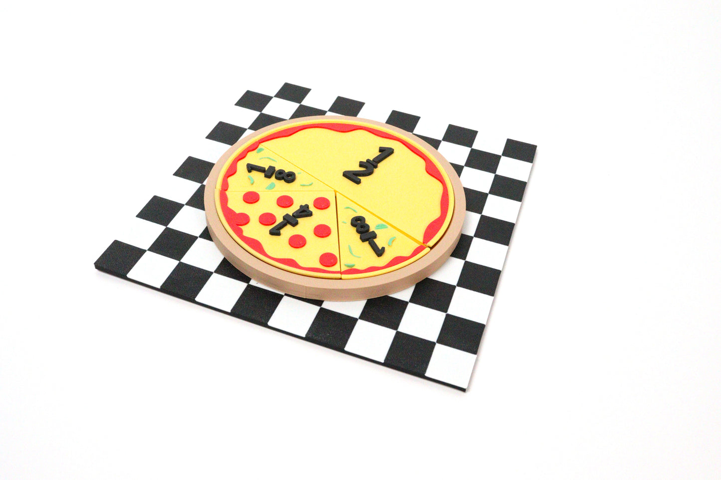 Pizza Fraction Circle for Learning & Practicing Fractions