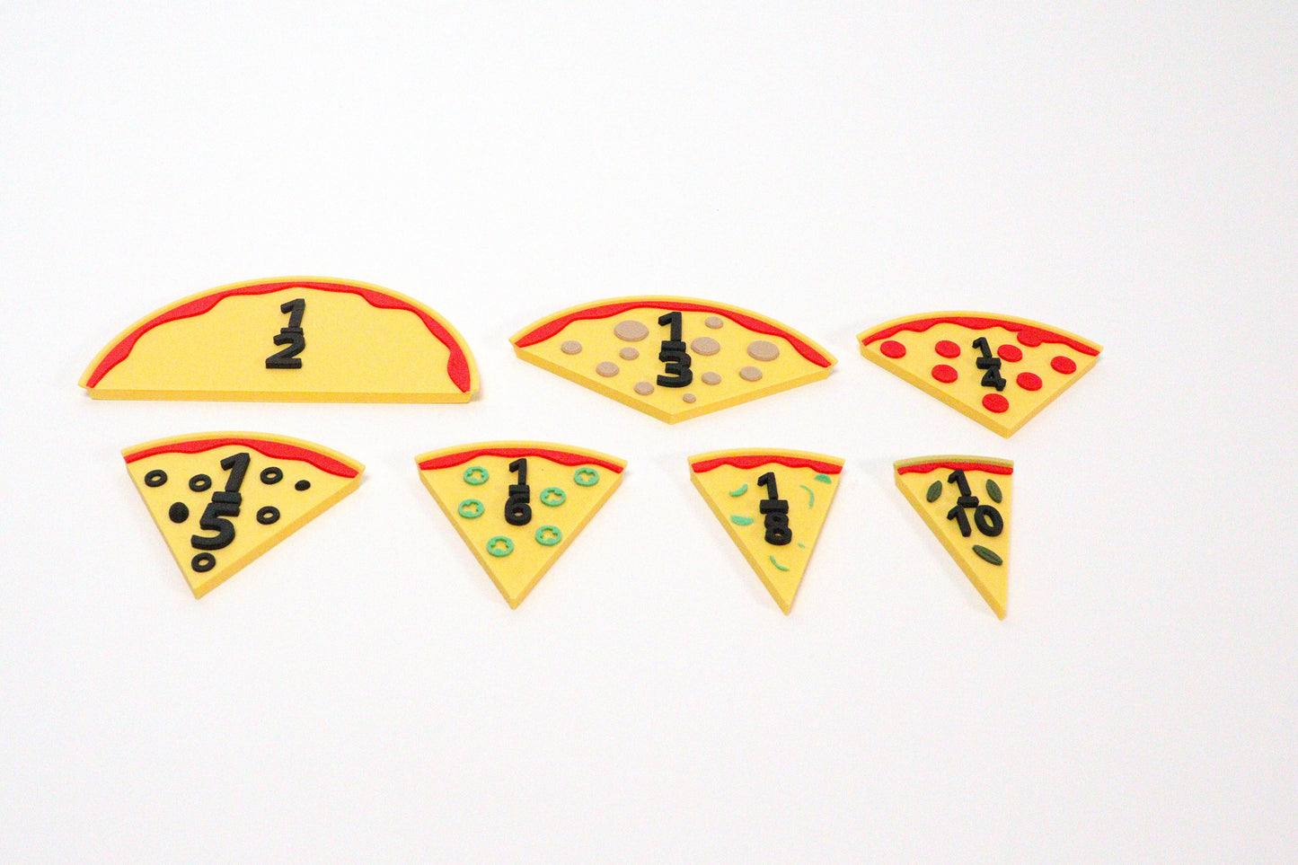 Pizza Fraction Circle for Learning & Practicing Fractions