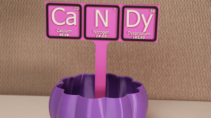 Periodic Table Candy Dish Sign (3D Printed)