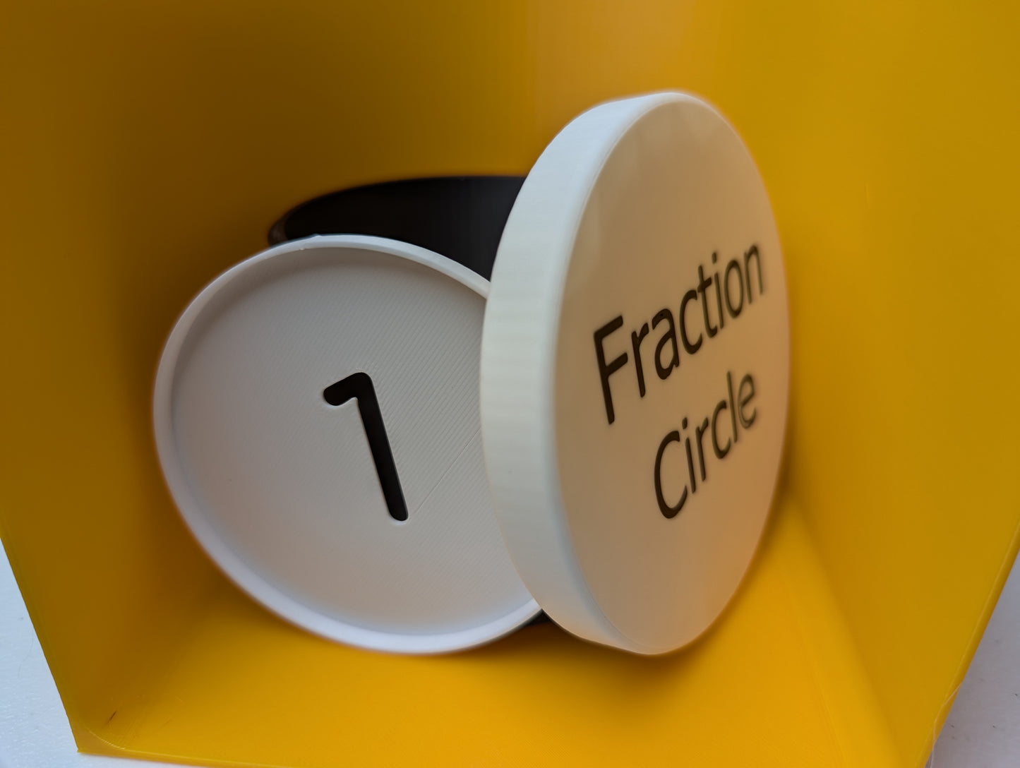 Fraction Circle - Fractions Practice Set (3D Printed)